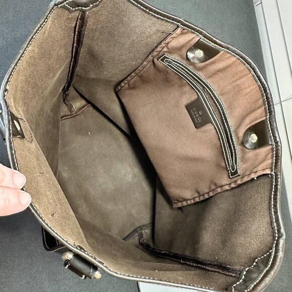 👜 GUCCI TOTE - GG MONOGRAM CANVAS 👜 - Picture 8 of 16